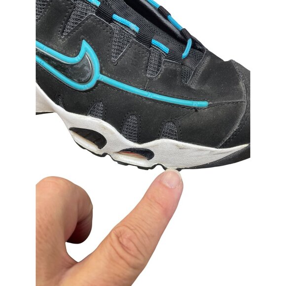 Nike Air Max Uptempo 97  Mens Black teal pink retro high top sneakers Size 13 SK - Picture 14 of 16